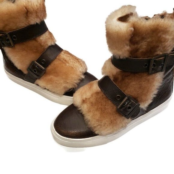 Luxe De Leon Monterrey Bronze Nubuck Leather Ankle Boots Size 9 Brown L109W-275 - Picture 4 of 10